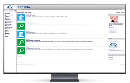 Programmansicht KRZ.Kita - Home